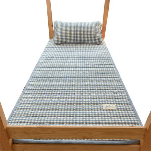 Soft Cotton Mattress Pad for Students Dormitory Single Bed Home Bedroom Tatami Bed Mat Protect Pad Modern Simple Style Foldable