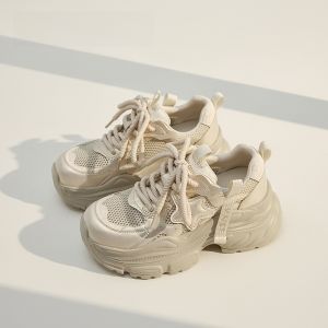 LANKAMO | Thick Sole Height-increasing Dad Shoes Breathable Mesh Lightweight Soft Sole Fall 2025