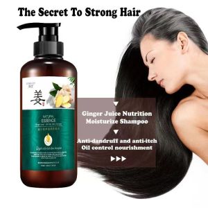 【Buy 2 Get 1】Shampoo Hair  Growth Shampoo Anti Hair Loss Shampoo Ginger Shampoo Hair Growth [500ml] Prevent Hair Loss Nourishes Hair Stimulates Hair Growth Refreshes Oil Control Anti-Dandruff Itching Moisturizes Hair