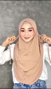 Toko Cakeb - BERGO MARISYA TALI UK. L BAHAN JERSEY SUPER PREMIUM KHIMAR INSTANT DAILY HIJAB NON PET