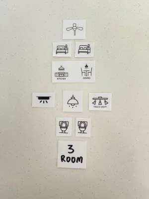 [SG Seller] Switch Label New Home Switch Sticker Label BTO