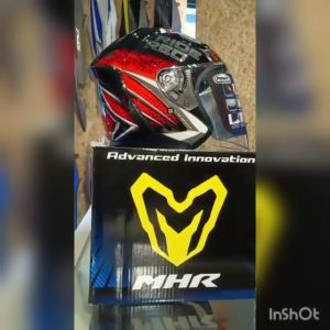 MHR Helmet Open Face OF622 Beatz HRC RIDE RED REPSOL + Visor Clear Smoke Gold Rainbow Purple M/L/XXL RFS150 VF3i Y15ZR Motor Accessories