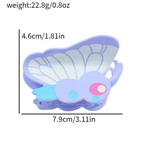 Bandai | Kawaii Pokémon Inspired Cartoon Hair Claw Clip Cute Psyduck Magikarp Ditto Butterfree Acrylic Jaw Clips Hair Accessories for Fan