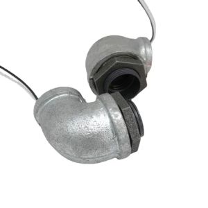 Galvanized Lamp Holder Screw Light Bulb Socket DN15 DN20 DN25 Creative Retro Industrial LOFT Water Pipe Fittings