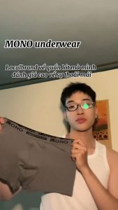 MONOMEN 854 Quần Lót Nam Cao Cấp Dáng Boxer Kháng Khuẩn Co Dãn 4 Chiều Thoáng Mát Tối Đa