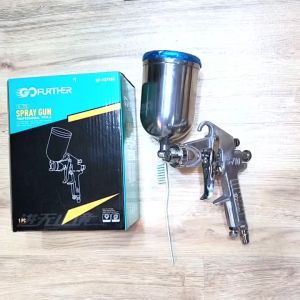 Dụng Cụ Phun Sơn Đầu Phun Điều Chỉnh Linh Hoạt Nhiều Lỗ Từ 1.5mm Đi Kèm Bình Trên Dung Tích 400cc Và Bàn Chải
