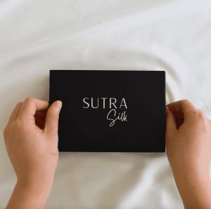 SUTRA SILK 100% Mulberry Silk Pillowcase Both Side 22 Momme Sakura Pink King Size 51cm × 92cm