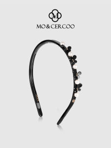 French Pearl Hairband Mo&Cercoo Popular New Style Versatile Acetate Hair Clip for Women Ideal for Outdoor Use Fashionable Hair Accessories