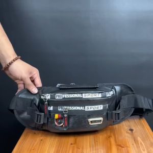 Waistbag Tas Pinggang Tas Selempang Terbaru Kulit PU Leather Waterproof Merk Polo Amstar