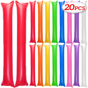 2-20Pcs Thickened Inflatable Sticks Cheerleaders Colorful Cheering Sticks Music Festival Party Concert Props Long Strip Balloons