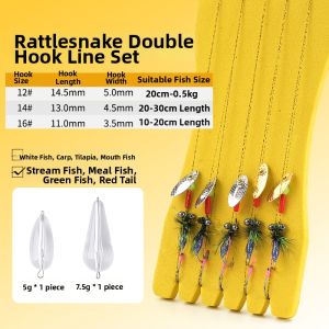 Ewitgo | Fly Fishing Lures Set Imitation Bait