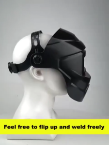 CLYNE Helm Las Otomatis Auto Dimming + Senter LED True Color Welding Mask with LED - CL281