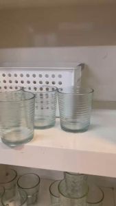 Yali Home Drinking Glass / Baso / Beer Whisky Glass Medium size with Basket kitchenware #2004