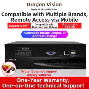 Loosafe | 4K HD NVR Network Surveillance Host