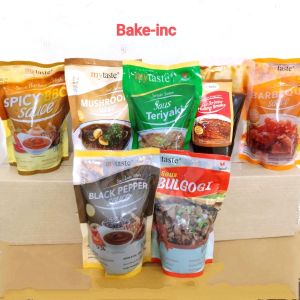 My taste ANEKA SAUS BARBECUE BBQ SPICY BBQ BLACKPAPPER BULGOGI TERIYAKI 500GRM