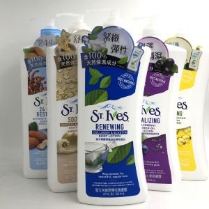ST.Ives Body Lotion Deep Moisturizing Non-Greasy Oat Avocado Skin Cream Moisturizing Not Sticky Suitable for All Skin Types