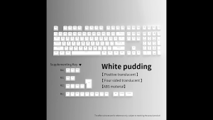 Keycap Double Skin Milk 130 Phím - Keycap Dùng Cho Bàn Phím 61/68/84/87/98 Phím