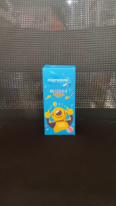 Mamarine Kids original Omega-3 + L-glutamine ขวดสีฟ้า