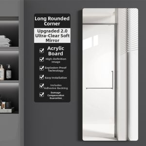 YIXUAN | Self Adhesive Full HD Acrylic Bathroom Mirror