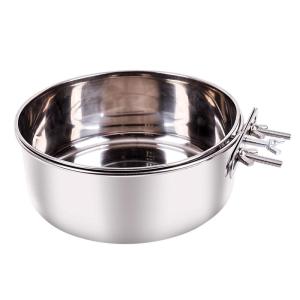 7o | Hanging Non-slip Stainless Steel Large Dog Bowl