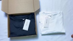 Áo dài tay nữ cổ tròn nhẹ dáng suông rộng thoải mái vải cotton mềm mại DECI.IN/DC10