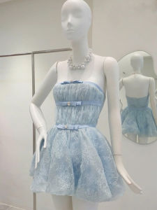 Elegant French Style Lace Bodice Dress