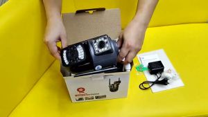 กล้องวงจรปิด V380 Pro Dual Lens CCTV Camera Outdoor HD 8MP กันน้ํา การควบคุม PTZ 360° IP กล้อง เสียงสองทาง 5G night vision การตรวจจับการเคลื่อนไหว WIFI connect to phone remote surveillance camera with Alarm