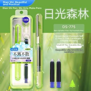 DIANSHI | Submarine Design Student Pen Exchangeable Ink Cartridge EF Point Wrapped Tip