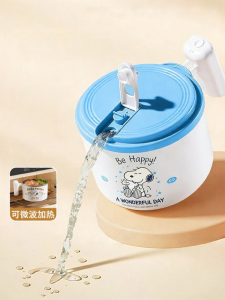 XIAOCHUSHU | Hộp Đựng Thực Phẩm Có Nắp Lọc An Toàn Khi Sử Dụng Lò Vi Sóng