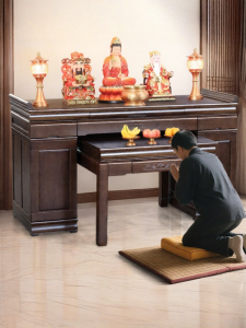 WANGJIXIANG | Modern Wooden Home Altar Buddha Table