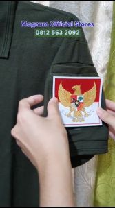 Logo GOLKAR Kaos Polo PDL Tactical S - 5XL Lengan Pendek dan Panjang BONUS FREE 3 Emblem Patch Prepet Perekat Velkro Army