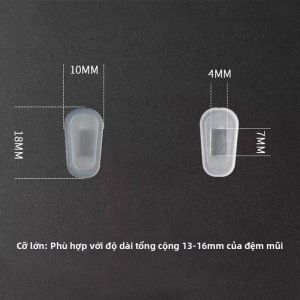 Đệm Mũi Silicone Không Trượt Siêu Mềm