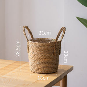 TMCG | Giỏ Đan Thiên Nhiên Cho Trang Trí Cây Xanh