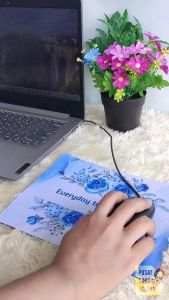 Mousepad FLOWER Alas Mouse / Tatakan Mouse Suvenir Gift