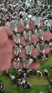 Grosir Ring Alpaka Super Top Platting 1 Kodi ( 20Pcs ) Bukan Perak Atau Titanium