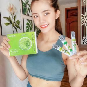 Bột Cần Tây Rau Má Diếp Cá Cỏ Lúa Mì Cải Xoăn Củ Dền Cải Bó Xôi - Bột rau hữu cơ detox cơ thể - Hộp 21 gói 7 vị rau củ