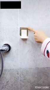 BOSSLU Gantungan Botol sabun Kamar Mandi Tempel Dinding Holder Hook Shampoo