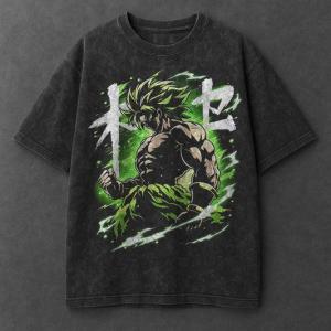 Bandai | 2026 Anime Dragon Ball Vintage Washed Oversized T-Shirt Man Women Cotton Short Sleeve Tee Casual Top Mens Clothing Y2k Harajuku