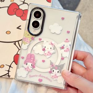 Sanrio | Ốp Điện Thoại Từ Tính Hình Chú Chó Yugui Sanrio Dễ Thương Dành Cho Samsung Galaxy Z Fold 8 Ultra Z Fold 8 7 Kèm Móc Treo - Chống Sốc Chống Xước