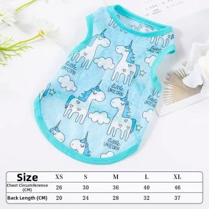 Summer Lightweight Anti Shedding Cooling Pet Clothes