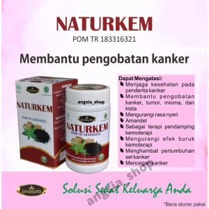 Binasyifa Herbal NATURKEM Obat Kanker Kista Tumor Mioma Menjaga kesehatan penderita kanker Membantu pengobatan kanker tumor mioma dan kista Mengurangi rasa nyeri Mengobati amandel Sebagai terapi pendamping kemoterapi Mengurangi efek buruk 60 kapsul