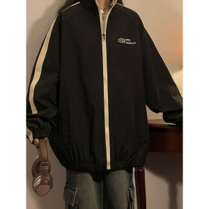 Double-Sided Wear Casual Workwear Jacket for Women La Chapelle Vintage Style Spring Autumn Loose Fit Commute Polyester Fiber