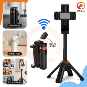 [RO ACC] NANVAN NVN-JC25 PAKET MINI TRIPOD BLUETOOTH 3IN1 - TONGKAT SELFIE DUDUKAN HP LIPAT COCOK UNTUK TRAVEL