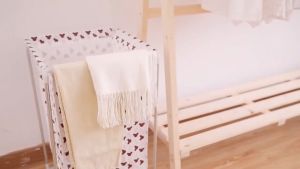 Home2U🏡 Waterproof Folding Laundry Basket Assembly Dirty Clothes Household Storage Basket Toy Storage Cloth Storage 脏衣蓝