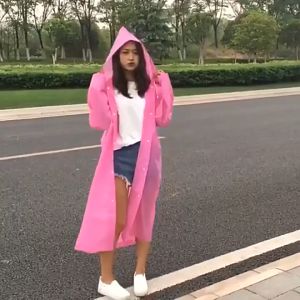 Jas Hujan Eva Korea Fashionable Import Dewasa / Jas Hujan Termurah & Berkualitas Reusable Jas Hujan EVA