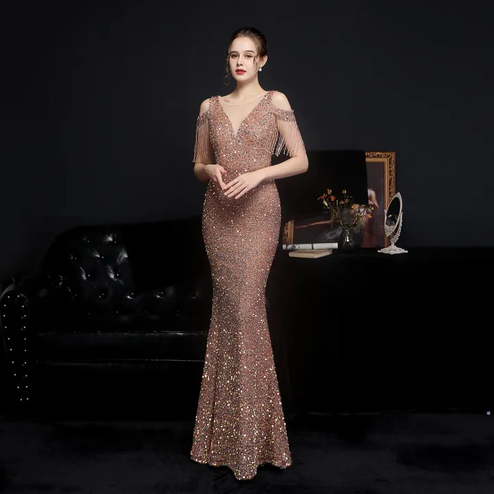 Evening dress womens new banquet Sequin fishtail prom party dress long gown  formal birthday dress wedding dress Plus Size Evening Gown O-Neck Maxi  Dress - Lazada | Lazada PH Evening dress womens new banquet Sequin fishtail prom party dress long gown  formal birthday dress wedding dress Plus Size Evening Gown O-Neck Maxi Dress  - Lazada | Lazada PH