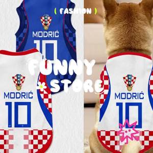 LEXI | Football Fan Croatia Jersey Dog and Cat Vest Hair Loss Prevention