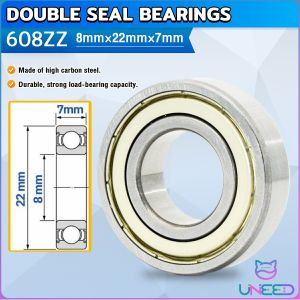 Need. 8mmx22mmx7mm High Speed Sealed Miniature Bearings Model 608ZZ