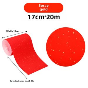 Thickened Red Long Scroll Calligraphy Paper for Handwriting Spring Couplets Brush Script Gold Sprinkling Seven-Syllable New Year