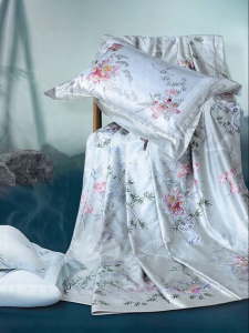 FUANNA (富安娜) | Floral Print Silky Fabric Countryside Style Quilt Set